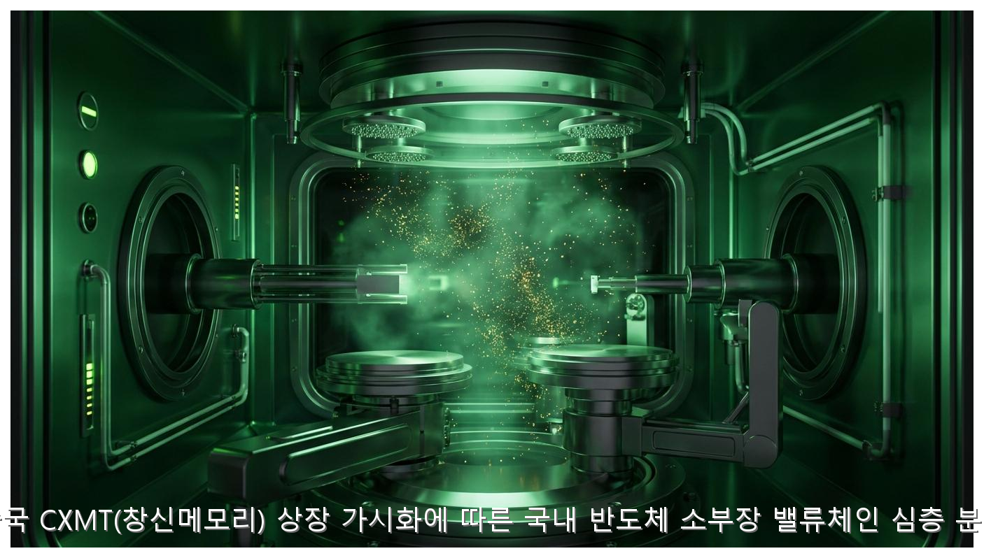 중국 CXMT(창신메모리) 상장 가시화에 따른 국내 반도체 소부장 밸류체인 심층 분석 핵심 안내 및 분석 인포그래픽 (4)