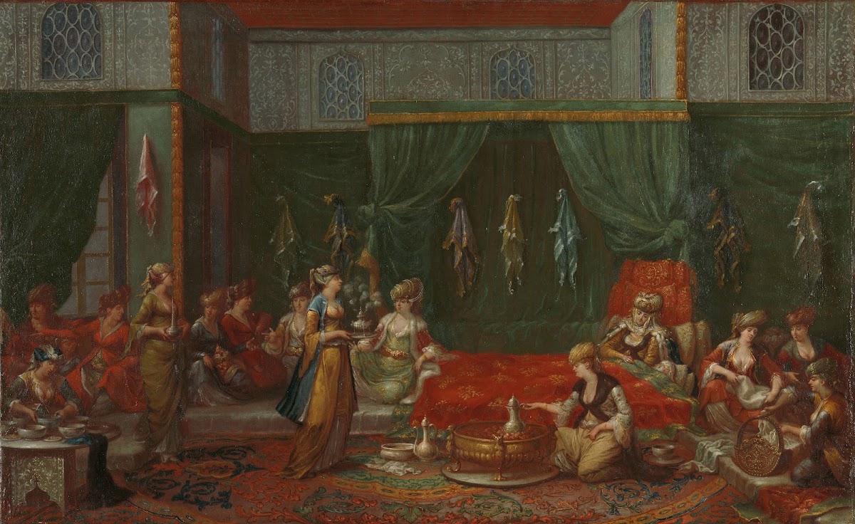 Lying in Room of a Distinguished Turkish Woman c 1720   c 1737