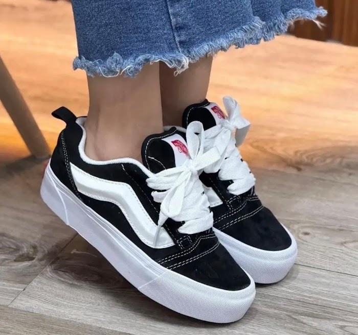 Vans Knu Skool Negro Blanco