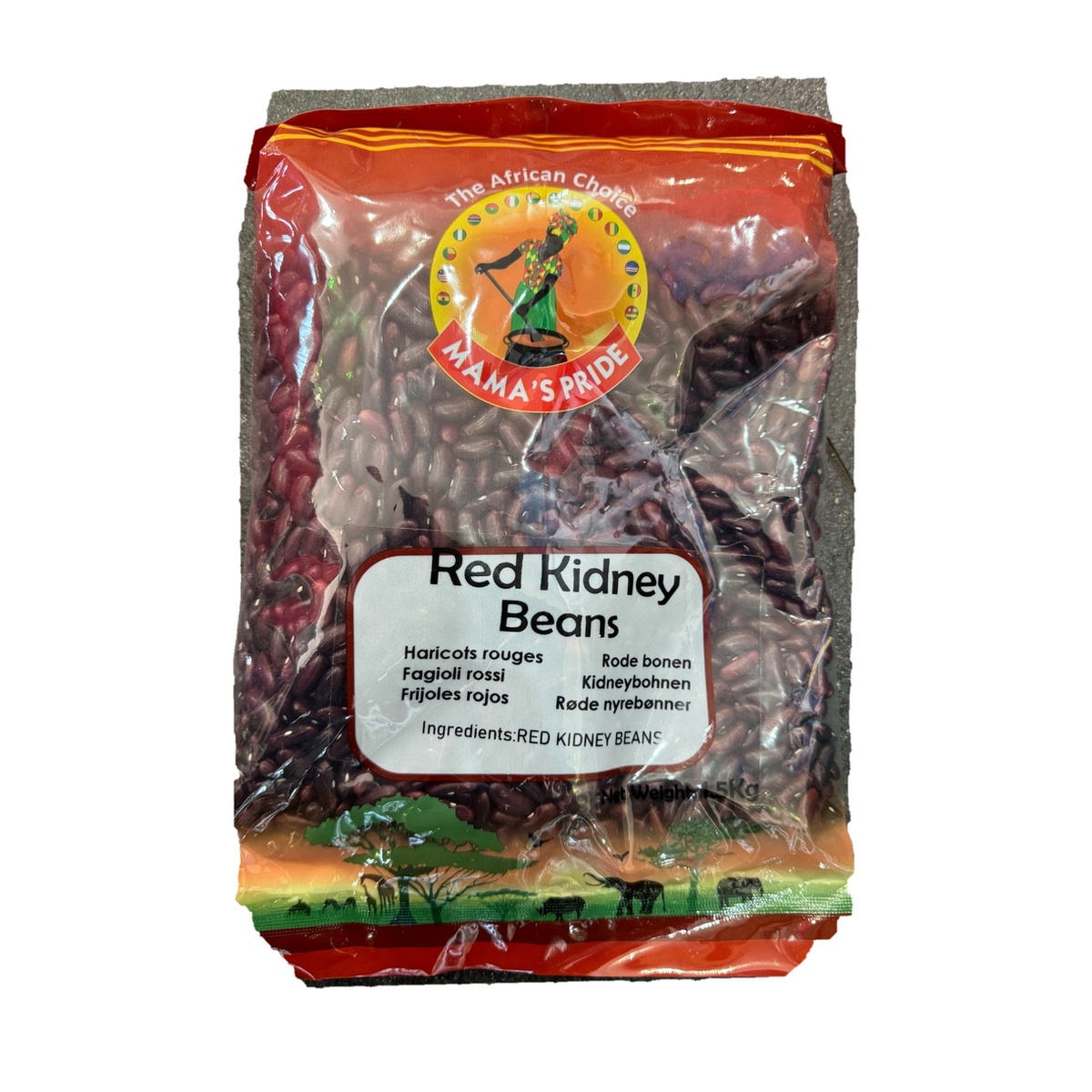 The African Choice - Mama's Pride - Red Kidney Bean 1.5kg