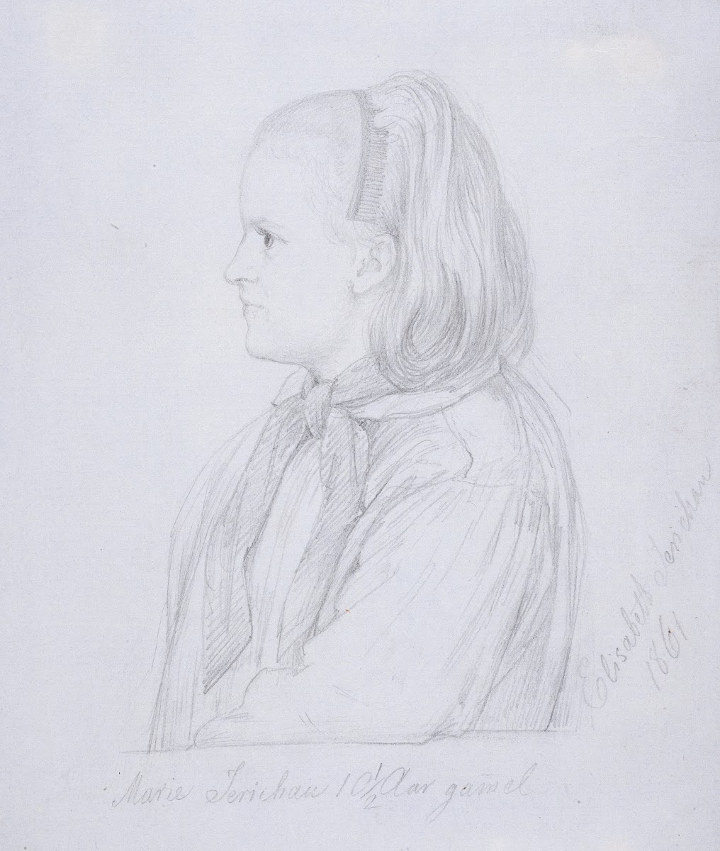 Marie Jerichau 10½ år gammel 1861