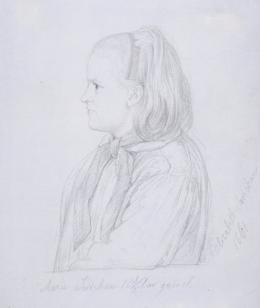 Marie Jerichau 10½ år gammel 1861