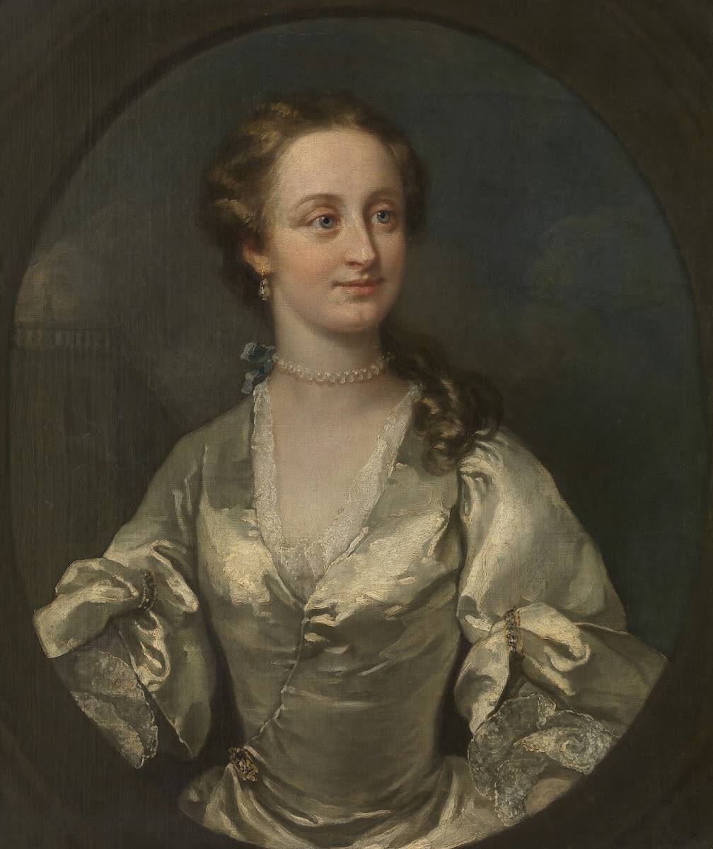 Portrait of a young woman 18th century