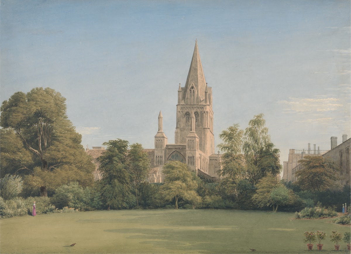 View from the Deans Garden Christ Church Oxford