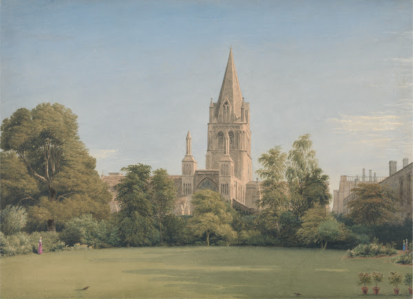 View from the Deans Garden Christ Church Oxford