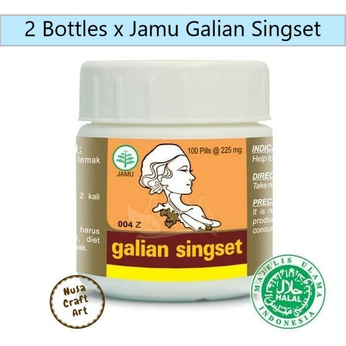 Galian Singset Slimming Diet Herbal Weight Loss Reduce Body Fat 2 Packs