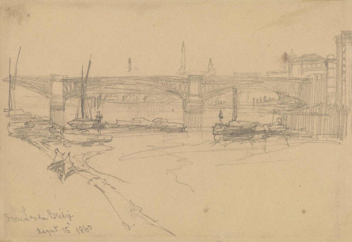 From London Bridge 1860