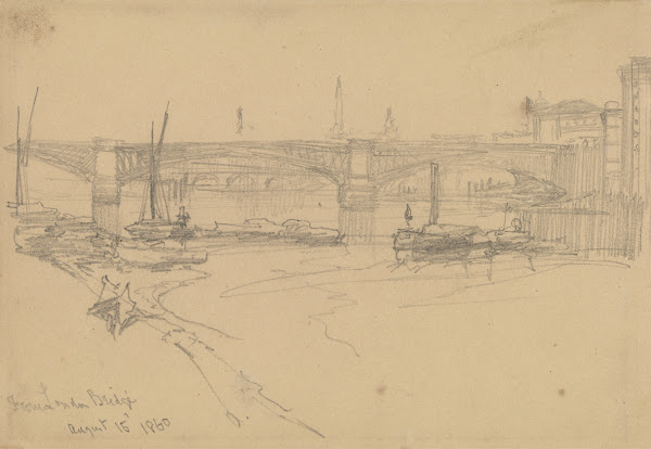 From London Bridge 1860