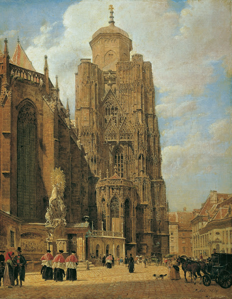 Der Stephansdom in Wien 1850