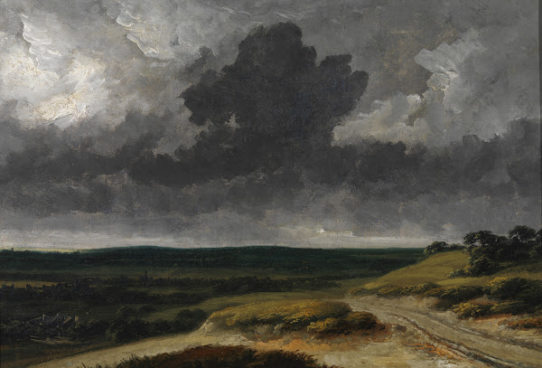 Landschap met zandweg 1800