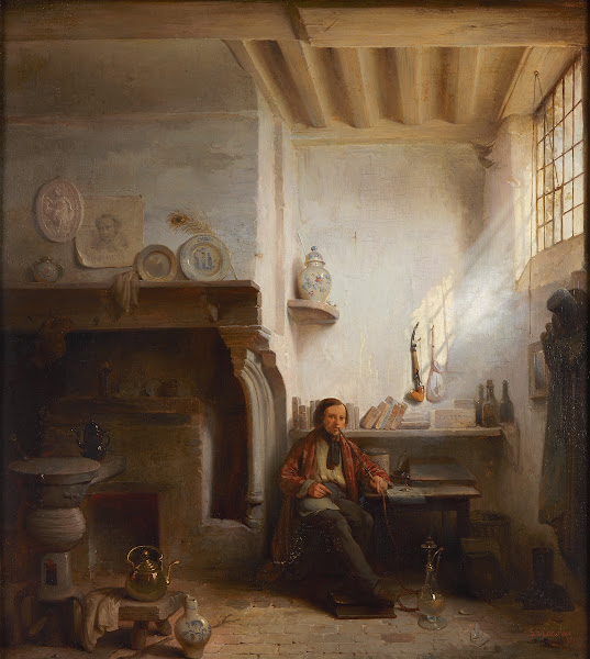 Theodoor van Ryswyck in zijn atelier