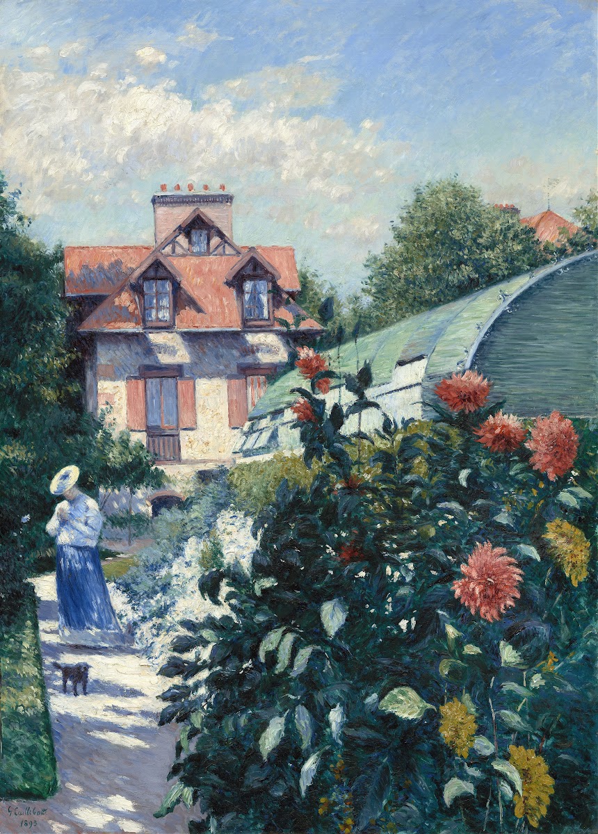 DahliasGarden at Petit Gennevilliers 1893