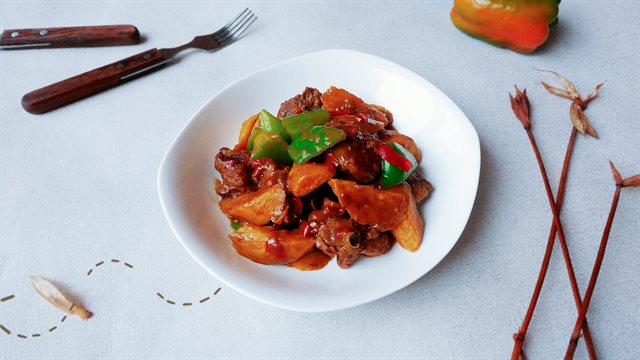 Thịt Vịt Kho Khoai Lang