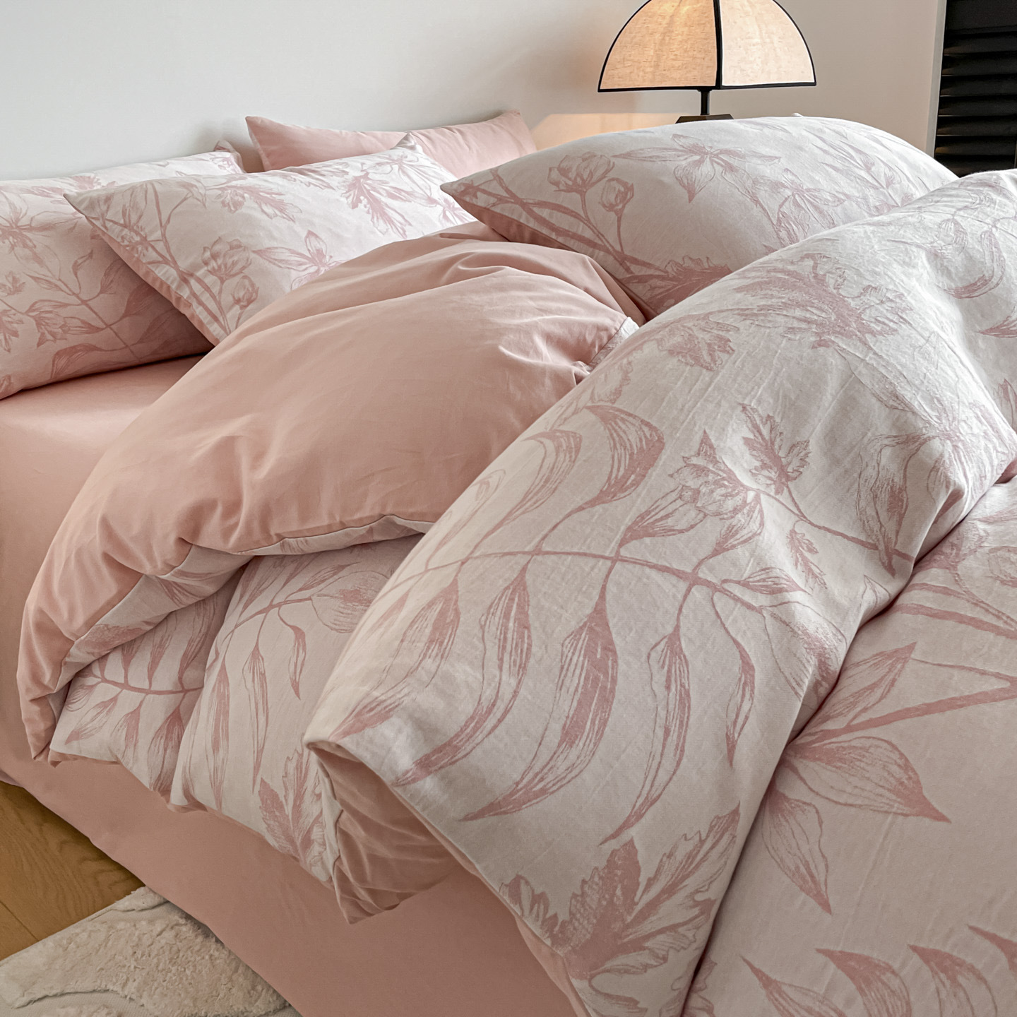 Warming bedding with 3-layer fabric, 4-piece