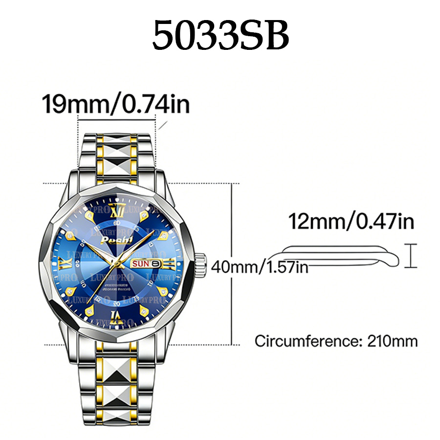 Alloy Luxury Quartz Watch