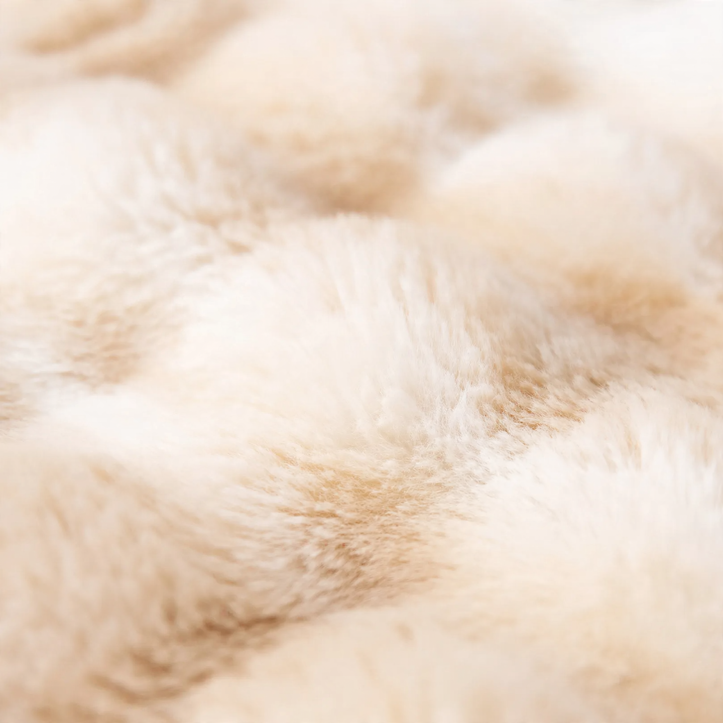 Rabbit Fur Pet Blanket with Tie-Dye Pattern
