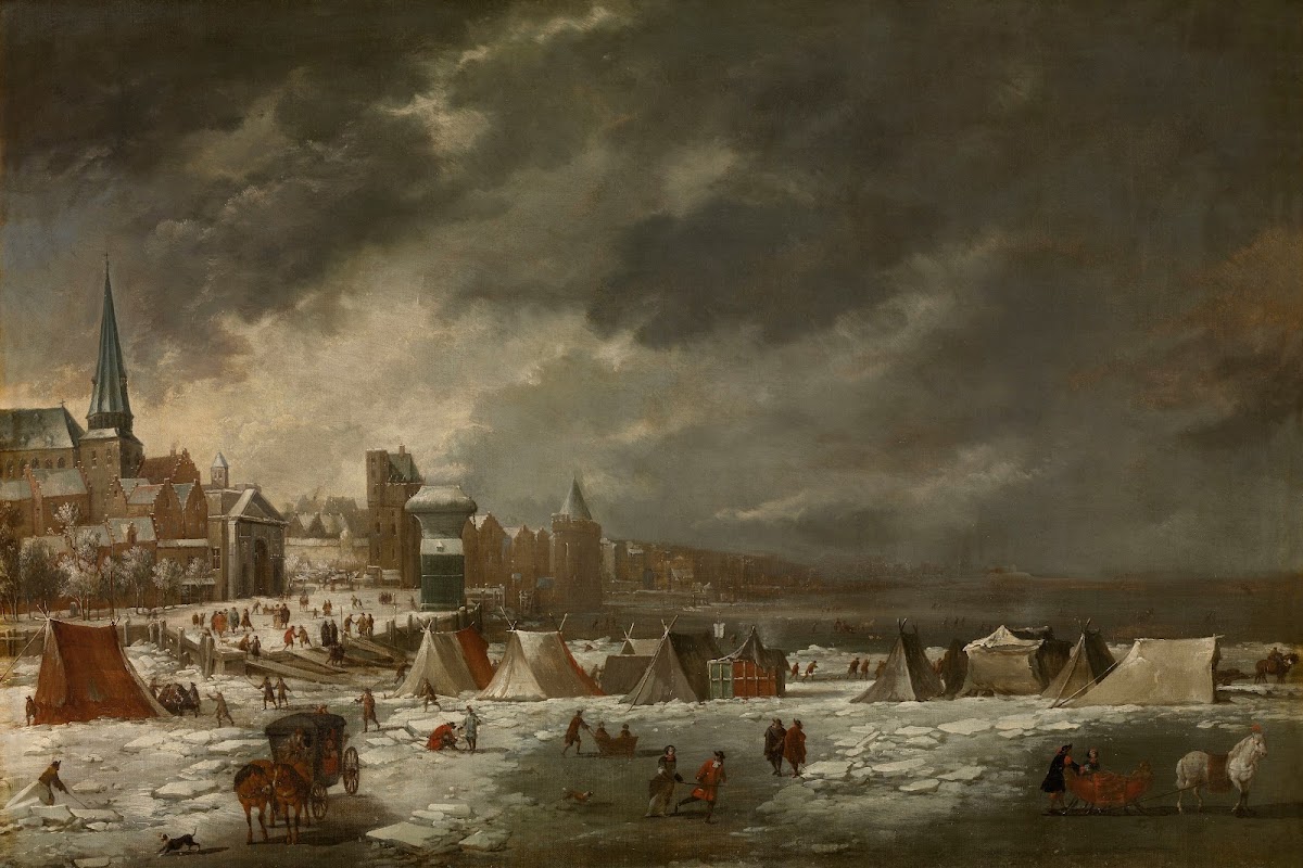 The Frozen Scheldt in Antwerp 1670