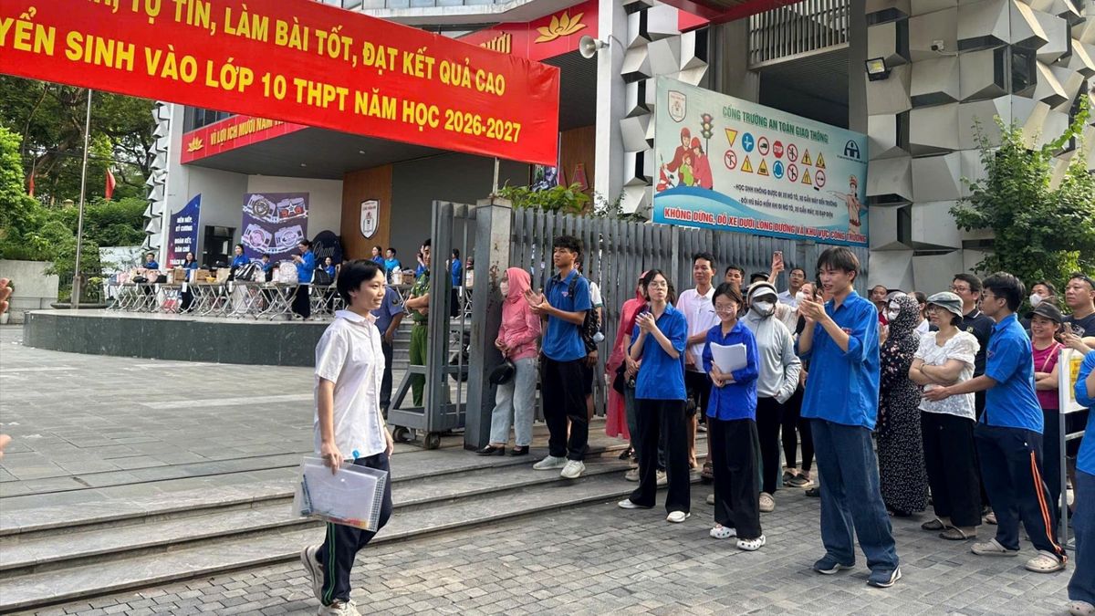 Hơn 16.000 lượt thí sinh Hà Nội hoàn thành thi vào lớp 10 chuyên - Đài Phát thanh và truyền hình Hà Nội