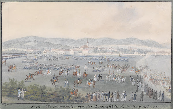 Lerchenfelder Linie Große Kirchenparade 1838