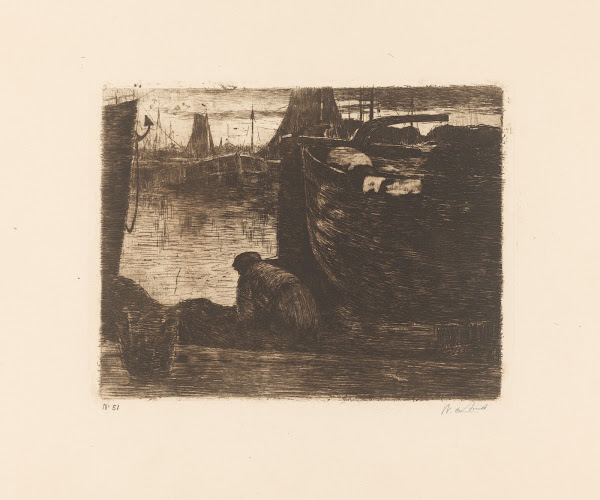Aan de kade 1886