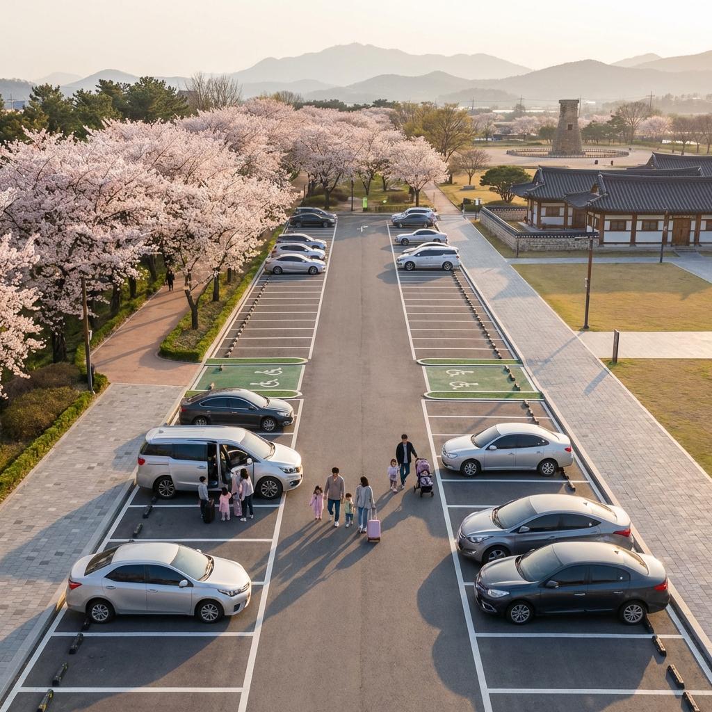 주차 고민 없는 우아한 벚꽃 여정: 경주 벚꽃 명소별 프라이빗 주차 & 이동 가이드