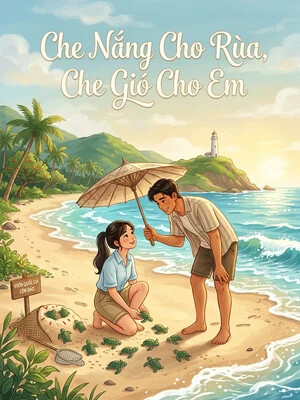 Bìa truyện Che Nắng Cho Rùa, Che Gió Cho Em