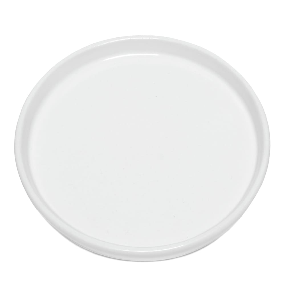Plato mediano para maceta de cerámica Casa Mejicú™ color blanco