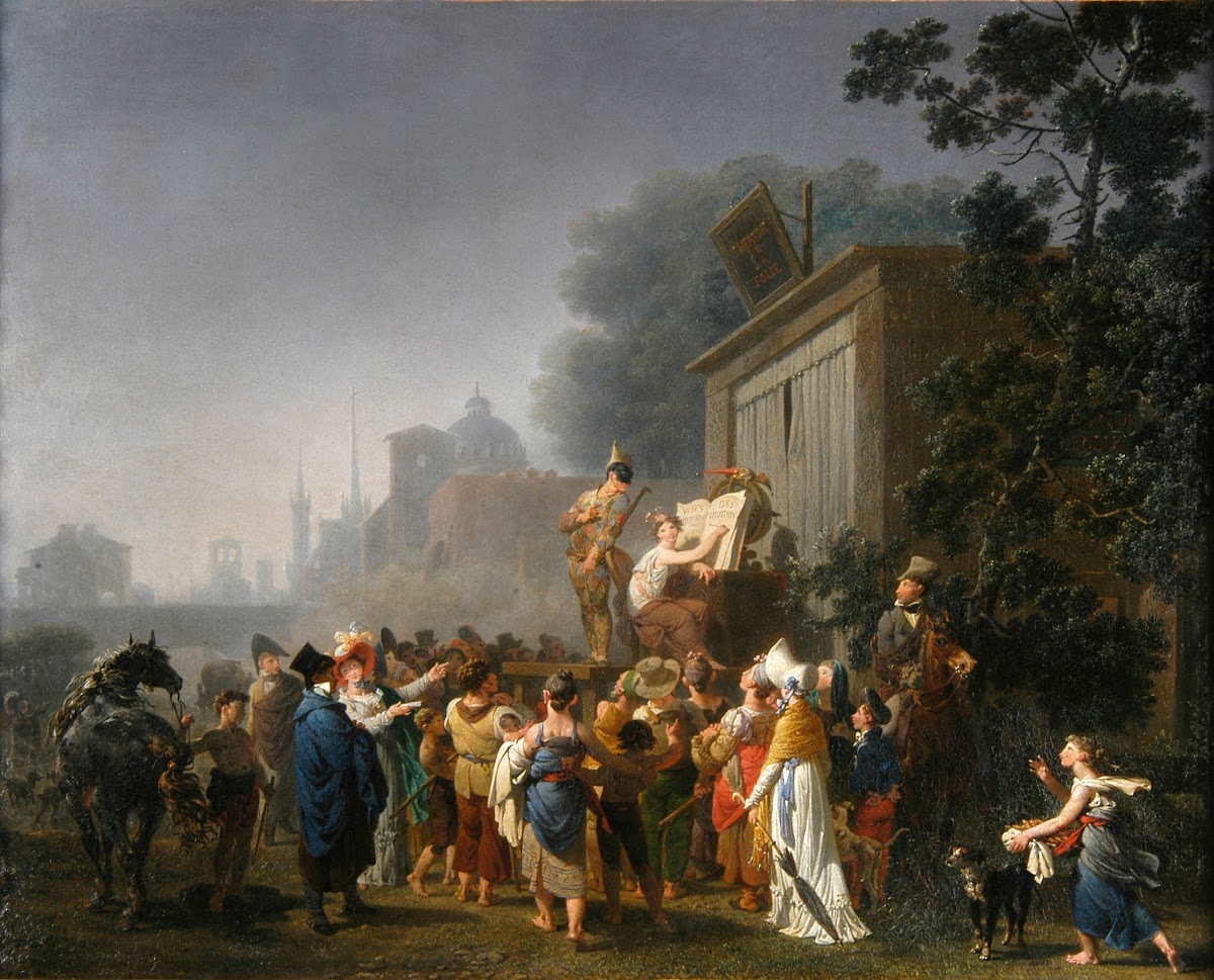 Comédiens ambulants ca 1790