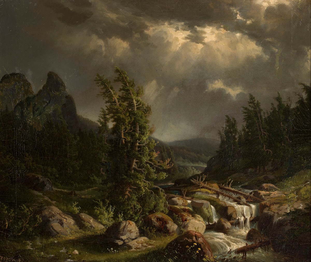 Storm in the mountains 1866