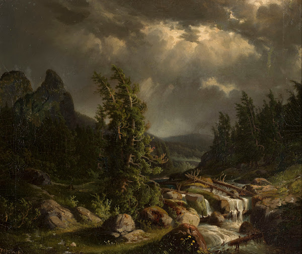 Storm in the mountains 1866