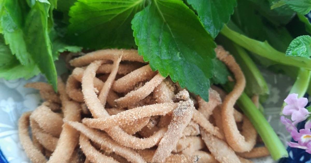 Nem thính nấm đùi gà