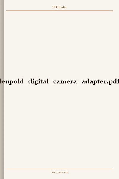leupold digital camera adapter