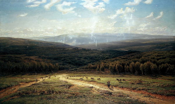 Landscape at Poix Saint Hubert 1880