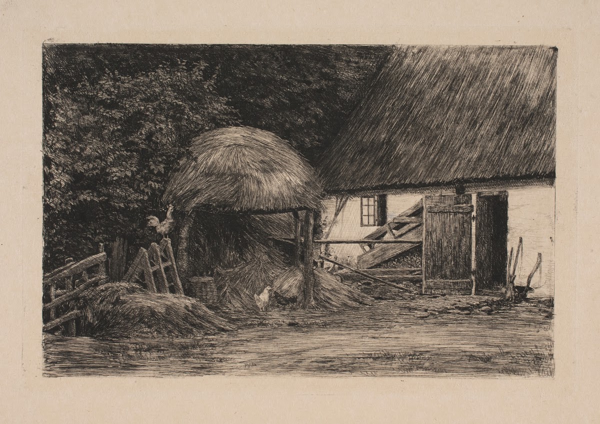 Ved Bondehuset 1884
