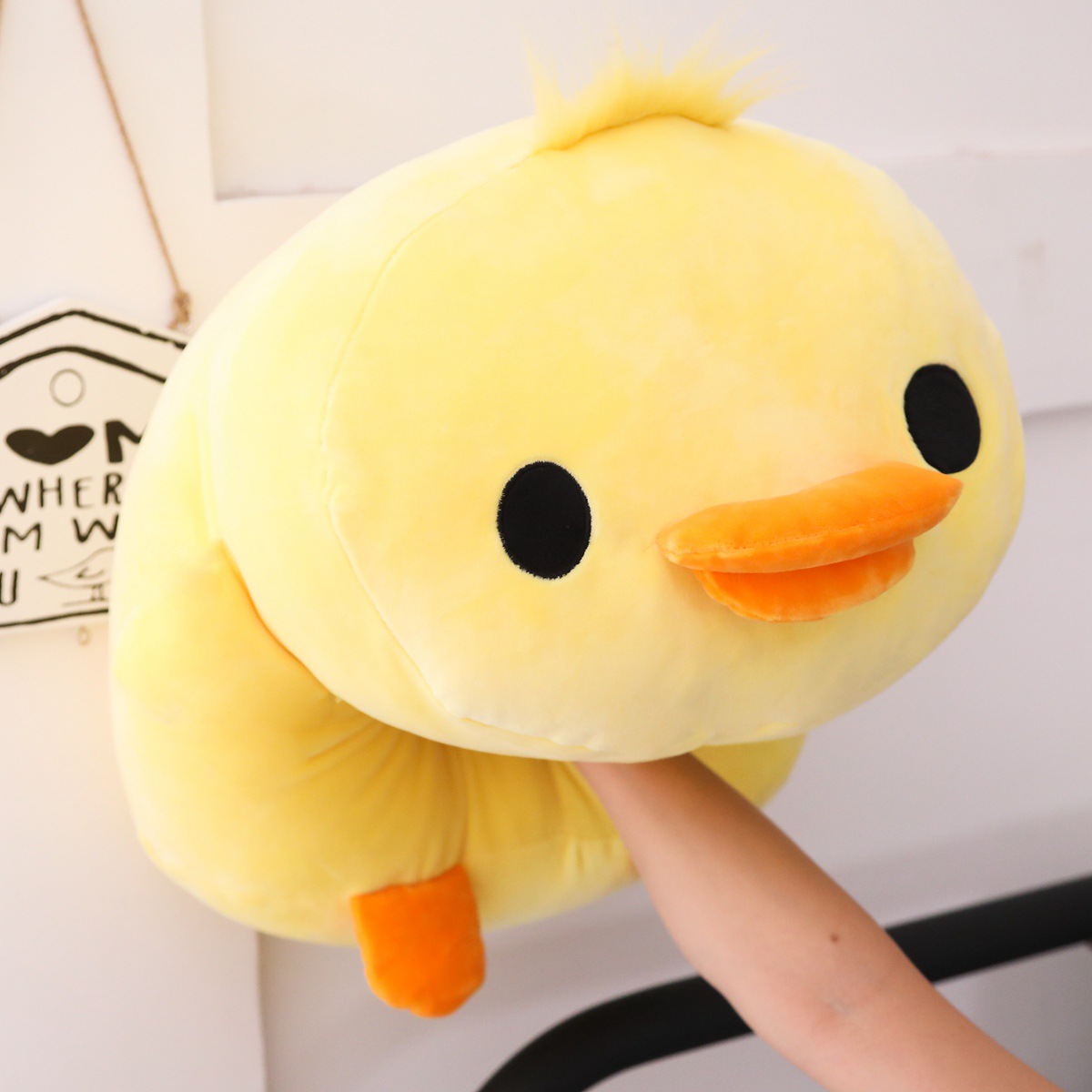Long Duck Cuddle Pillow, 40–50 cm