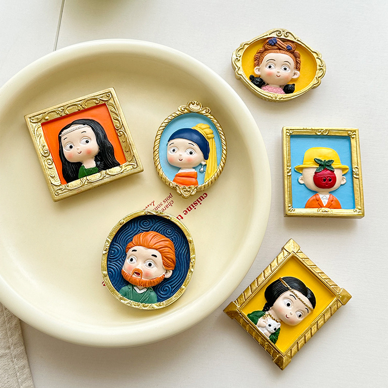 Art Refrigerator Magnets made of Resin