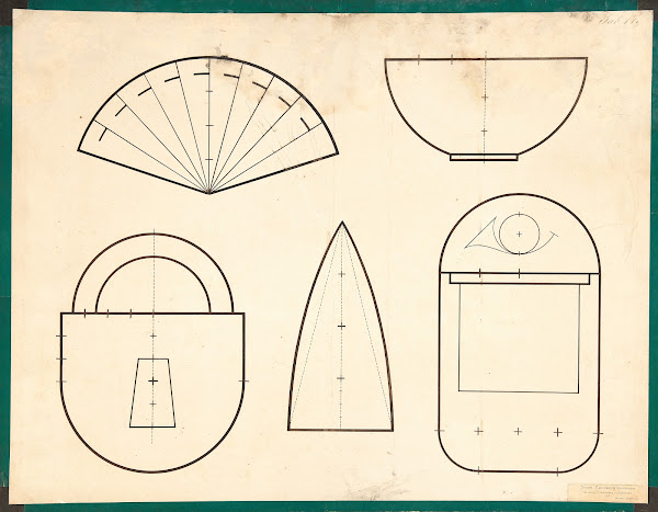 Fan padlock iron dish mailbox 1900