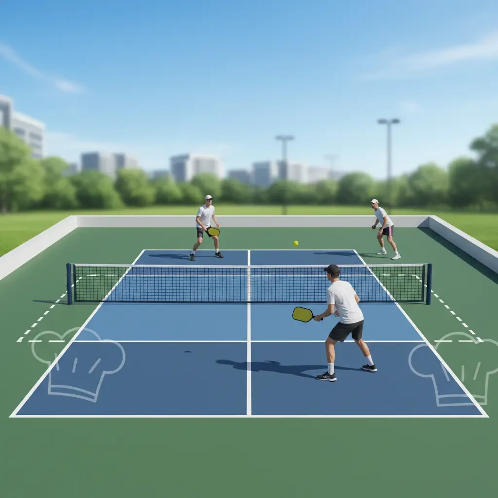 Apa itu kitchen di lapangan pickleball