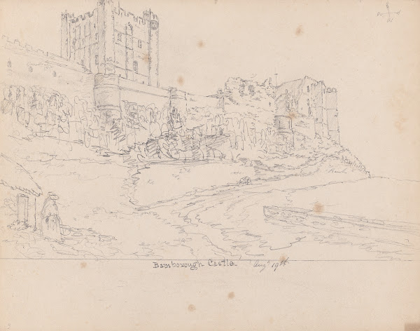 Bamburgh Castle Northumberland 1792