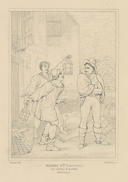 Henry 4th first part two carriers  Gadshill act II scene I 19th century