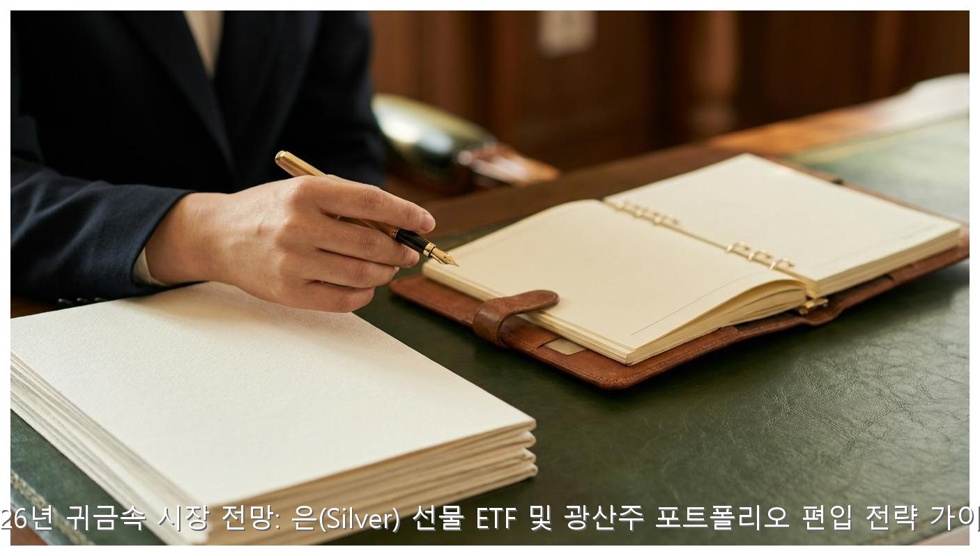 2026년 귀금속 시장 전망: 은(Silver) 선물 ETF 및 광산주 포트폴리오 편입 전략 가이드 핵심 안내 및 분석 인포그래픽 (6)