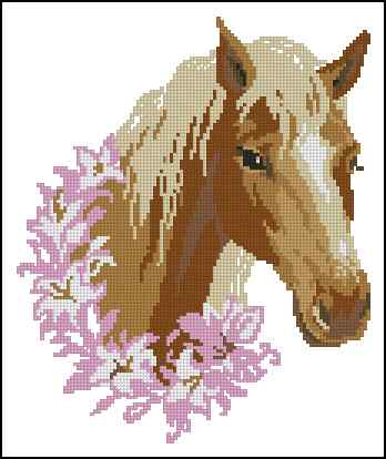 CMP 400047 Horse In A Wreath