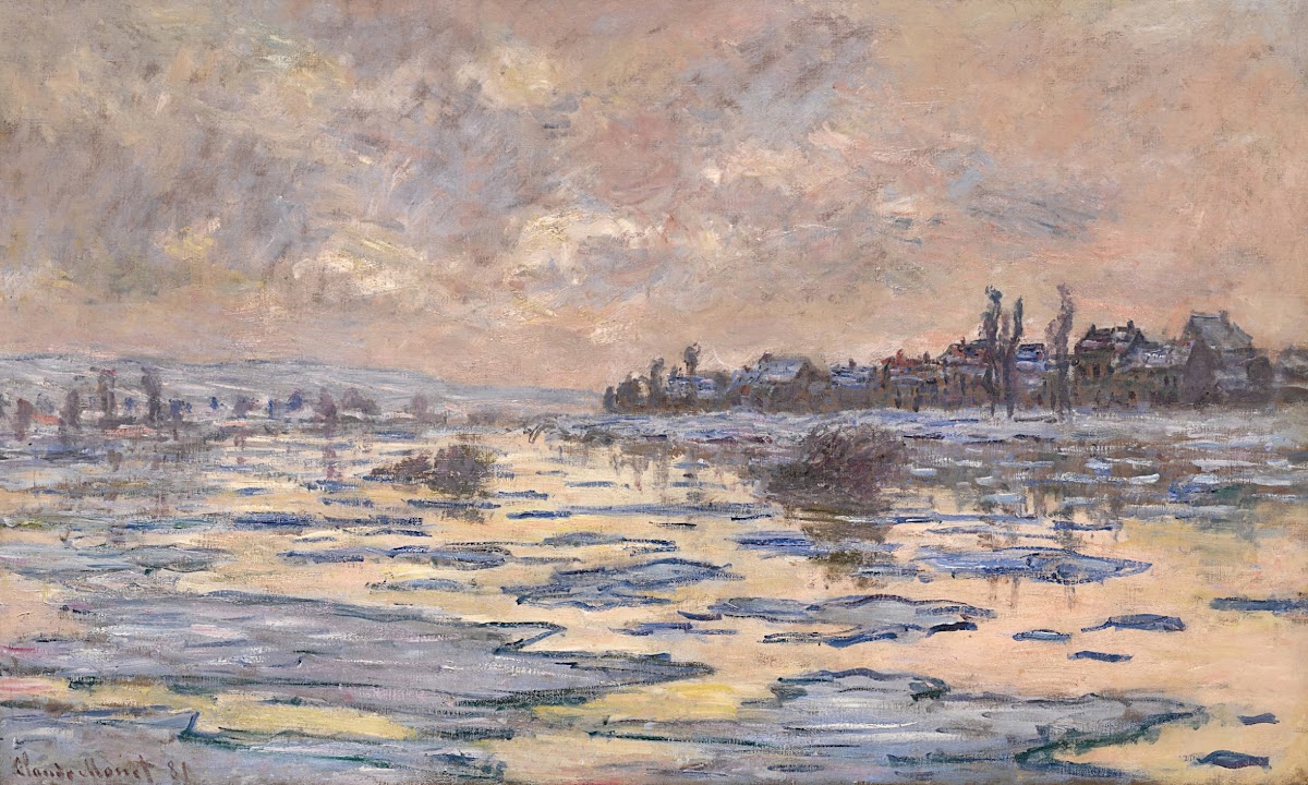 La Seineà Lavacourt débâcle 1880