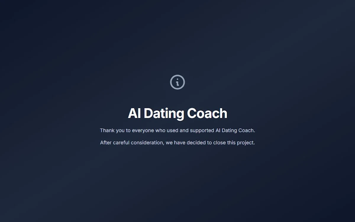 Captura de AI Dating Coach