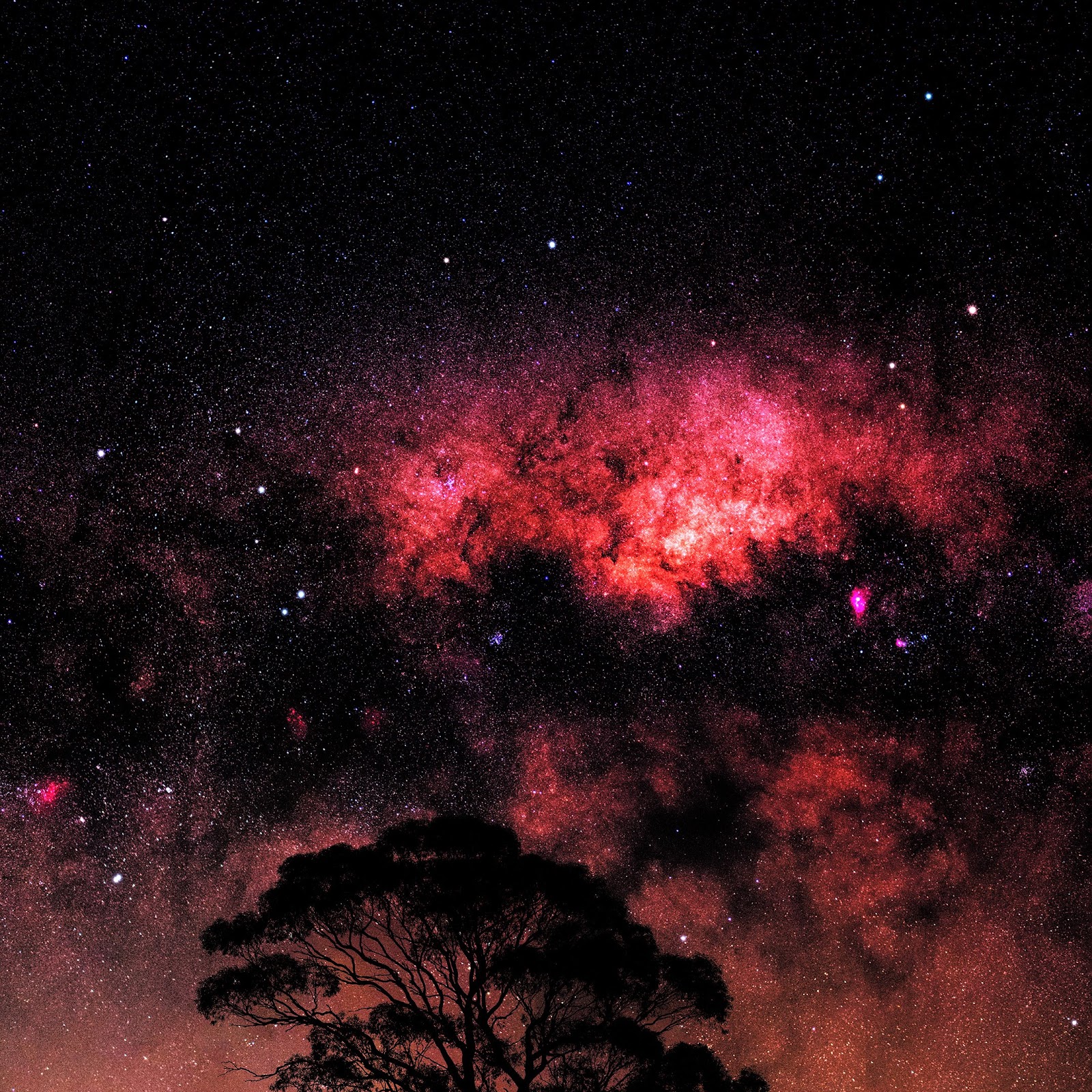 Download Milky Way, Galaxy, Nebula, Cloud, Atmosphere 4K iPhone