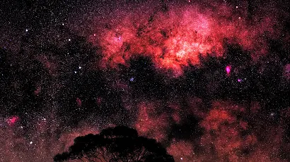 Milky Way, Galaxy, Nebula, Cloud, Atmosphere 4K iPhone Wallpaper Background