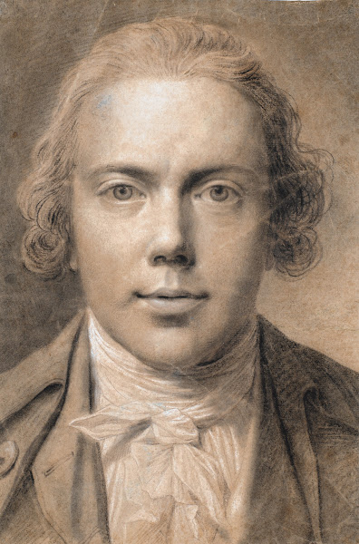 Selvportræt brystbillede en face 1780  1789