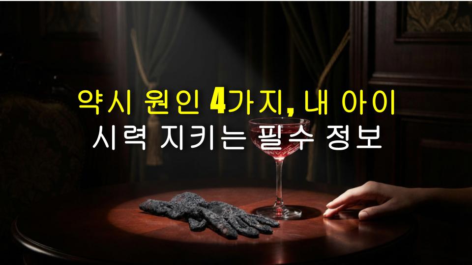 약시 원인 4가지, 내 아이 시력 지키는 필수 정보