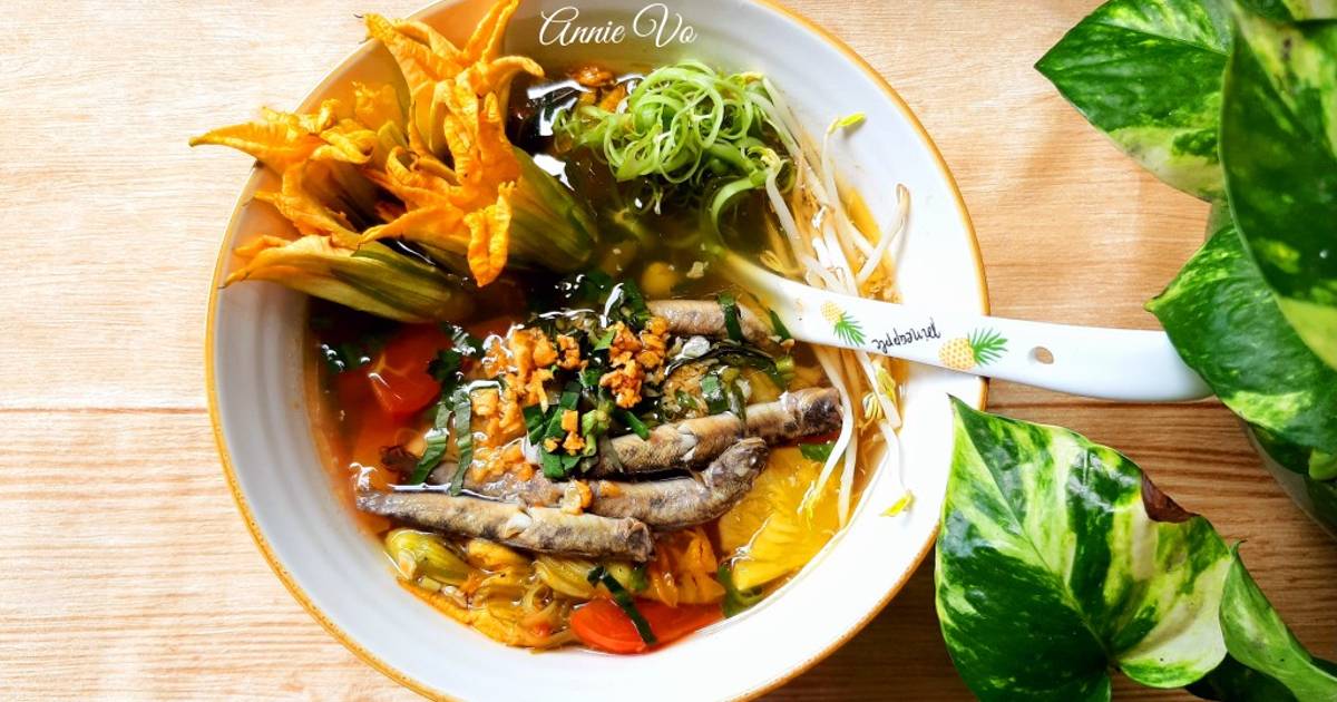 Canh chua cá kèo bông bí