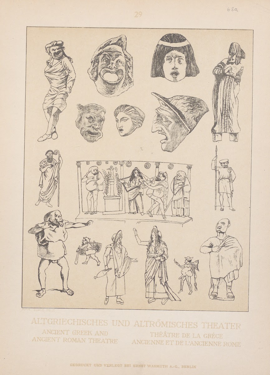 Ancient Greek and Ancient Roman theatre 1905